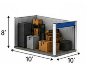 10x10 storage unit
