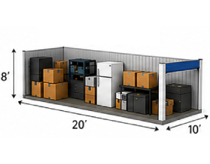 10x20 storage unit
