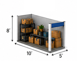 5x10 storage unit